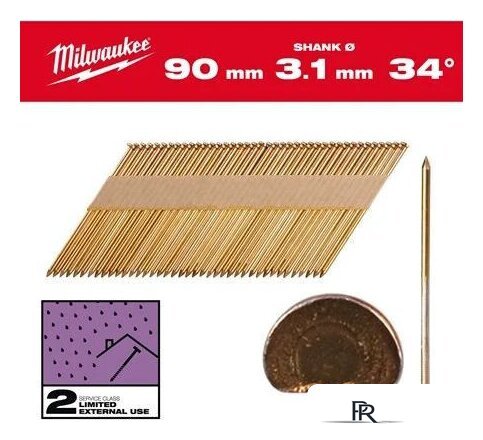Гвозди для пистолета Milwaukee 4932492605 (2200 шт) - Изображение №1 — Интернет-магазин ПроЗаказ
