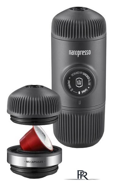 Ручная кофеварка WACACO Nanopresso Grey + NS Adapter - Изображение №1 — Интернет-магазин ПроЗаказ