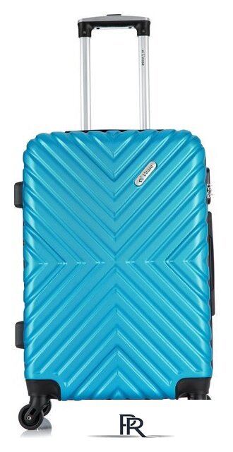 Чемодан-спиннер L'Case New-Delhi BCP-1205 7468 (M, светло-синий) - Изображение №2 — Интернет-магазин ПроЗаказ