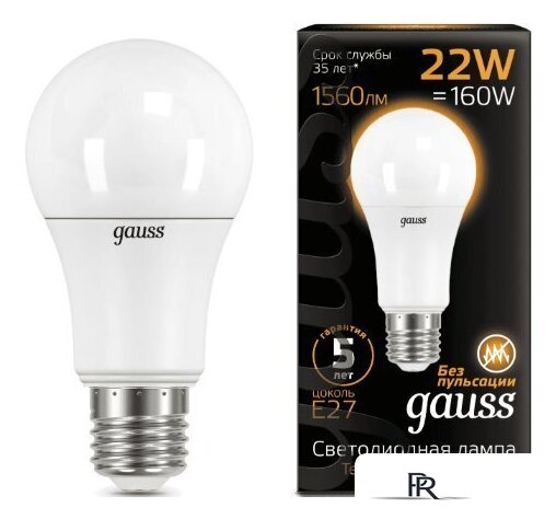 Светодиодная лампочка Gauss 102502122 - Изображение №1 — Интернет-магазин ПроЗаказ
