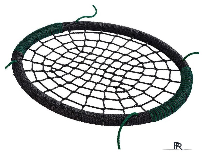 Подвесные качели KBT Oval 188.001.002.001 (черный/зеленый) - Изображение №1 — Интернет-магазин ПроЗаказ