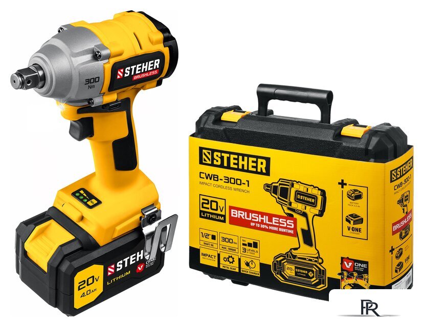 Гайковерт Steher CWB-300-1 (с 1-им АКБ, кейс) - Изображение №1 — Интернет-магазин ПроЗаказ