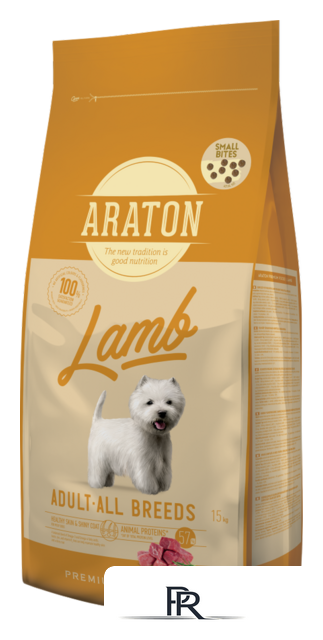 Сухой корм для собак Araton Adult Lamb Small Bites (с ягненком, мелкие гранулы) 15 кг - Изображение №1 — Интернет-магазин ПроЗаказ