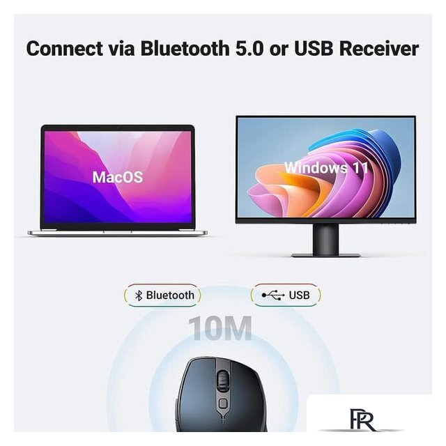 Мышь Ugreen MU101 15807 - Изображение №4 — Интернет-магазин ПроЗаказ