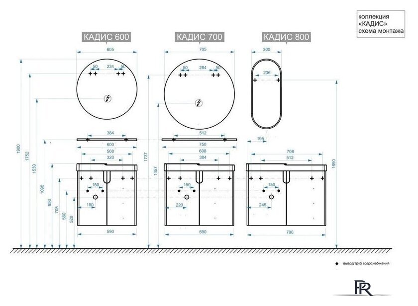 Умывальник Belux Даллас 80 - Изображение №15 — Интернет-магазин ПроЗаказ