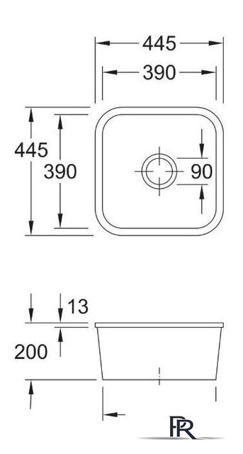 Кухонная мойка Villeroy & Boch Cisterna 50 670302TR - Изображение №1 — Интернет-магазин ПроЗаказ