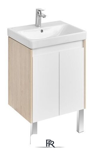  Акватон Тумба с умывальником Сканди Doors 55 1A2788K0SDB20 (белый/дуб верона) - Изображение №3 — Интернет-магазин ПроЗаказ