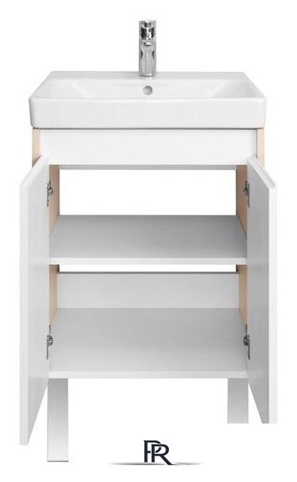  Акватон Тумба с умывальником Сканди Doors 55 1A2788K0SDB20 (белый/дуб верона) - Изображение №2 — Интернет-магазин ПроЗаказ