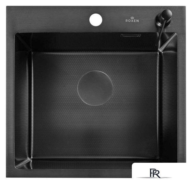 Кухонная мойка Roxen Snake 560220-45-BS PVD графит/текстурная поверхность (с ролл-матом и дозатором) - Изображение №9 — Интернет-магазин ПроЗаказ