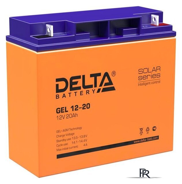 Аккумулятор для ИБП Delta GEL 12-20 (12В/20 А·ч) - Изображение №1 — Интернет-магазин ПроЗаказ