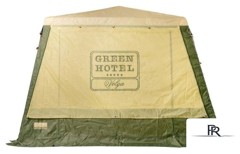 Тент-шатер Camping World Green Hotel Volga 138199 (зеленый/бежевый) - Изображение №3 — Интернет-магазин ПроЗаказ