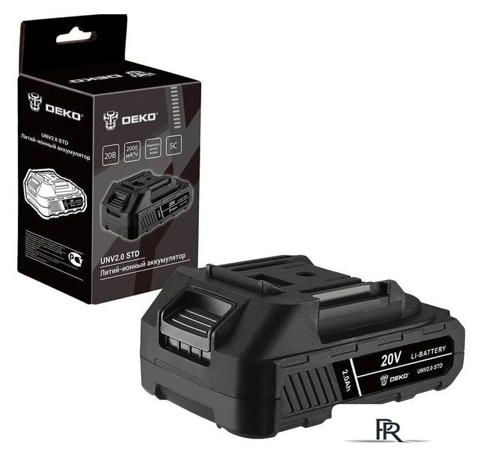 Аккумулятор Deko UNV2.0 STD 063-4492 (20В/2 Ач) - Изображение №1 — Интернет-магазин ПроЗаказ