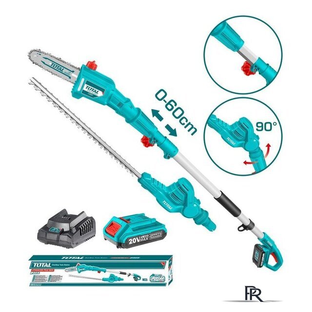 Кусторез + высоторез Total TPTS201681 (с 1-м АКБ) - Изображение №2 — Интернет-магазин ПроЗаказ