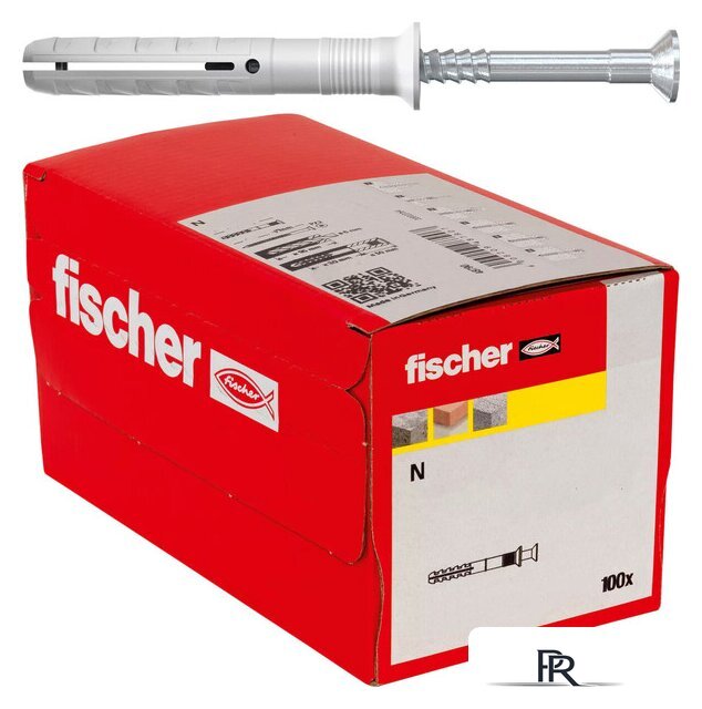 Дюбель-гвоздь Fischer N 6 x 60/30 S 48789 (100 шт) - Изображение №1 — Интернет-магазин ПроЗаказ