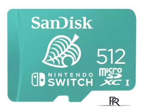 Карта памяти SanDisk Nintendo Switch Licensed Card Animal Crossing Edition microSDXC 512GB SDSQXAO-512G-GN3ZN - Изображение №1 — Интернет-магазин ПроЗаказ