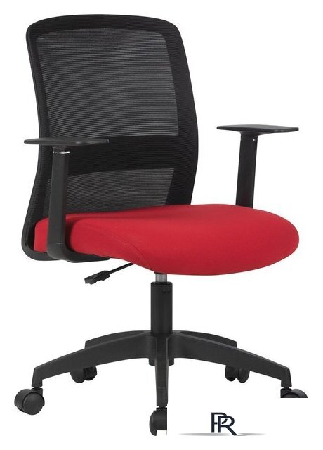 Офисное кресло CACTUS CS-MC333-BKRD (черный/темно-красный) - Изображение №1 — Интернет-магазин ПроЗаказ