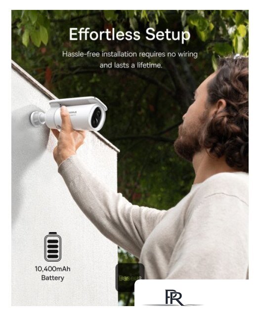 IP-камера Baseus S1 Outdoor 2K Solar Security Camera - Изображение №2 — Интернет-магазин ПроЗаказ