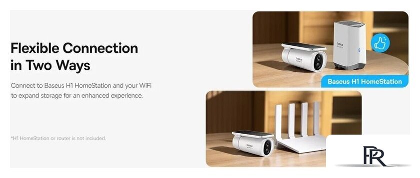 IP-камера Baseus S1 Outdoor 2K Solar Security Camera - Изображение №9 — Интернет-магазин ПроЗаказ
