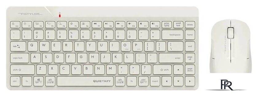 Офисный набор A4Tech Fstyler FG2200 Air (бежевый) - Изображение №1 — Интернет-магазин ПроЗаказ