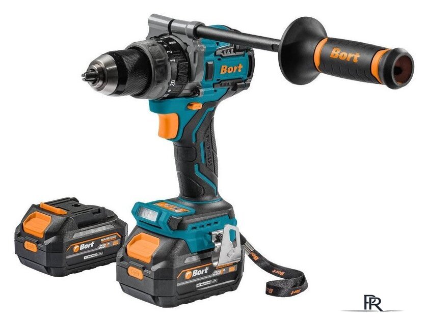 Ударная дрель-шуруповерт Bort BAB-21Ix2Li-XDK 93414943 (с 2-мя АКБ, кейс) - Изображение №1 — Интернет-магазин ПроЗаказ