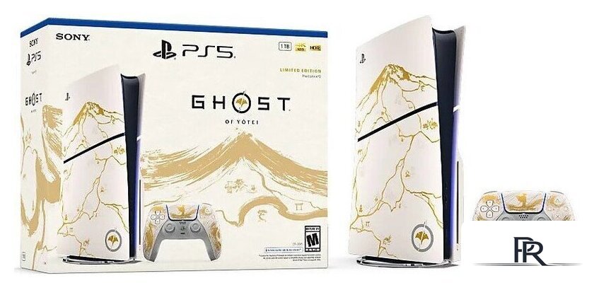 Игровая приставка Sony PlayStation 5 Slim CFI-20XX Ghost of Yotei Gold Limited Edition Bundle (1 ревизия, с дисководом) - Изображение №7 — Интернет-магазин ПроЗаказ