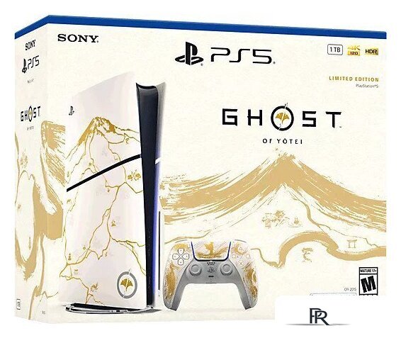 Игровая приставка Sony PlayStation 5 Slim CFI-20XX Ghost of Yotei Gold Limited Edition Bundle (1 ревизия, с дисководом) - Изображение №1 — Интернет-магазин ПроЗаказ