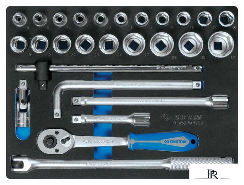 Универсальный набор инструментов King Tony 9-4527MRV02 (27 предметов) - Изображение №1 — Интернет-магазин ПроЗаказ