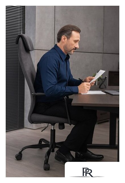 Офисное кресло Everprof Mars Black Fabric (черный) - Изображение №4 — Интернет-магазин ПроЗаказ