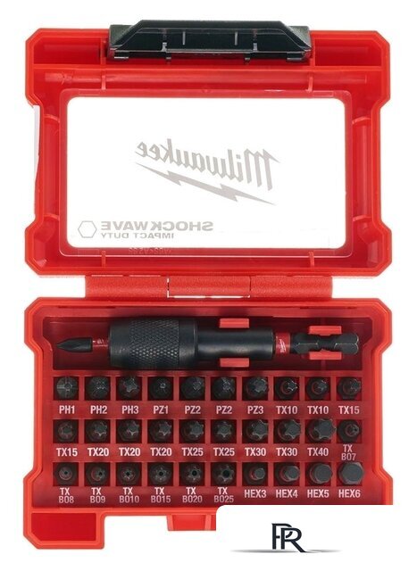 Набор бит Milwaukee 4932464240 (32 предмета) - Изображение №2 — Интернет-магазин ПроЗаказ