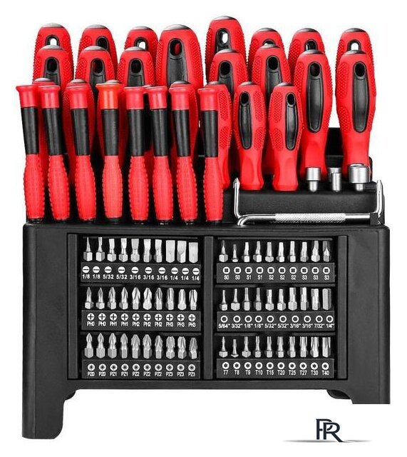 Набор отвертка с битами Deko SS100 (100 предметов) - Изображение №1 — Интернет-магазин ПроЗаказ