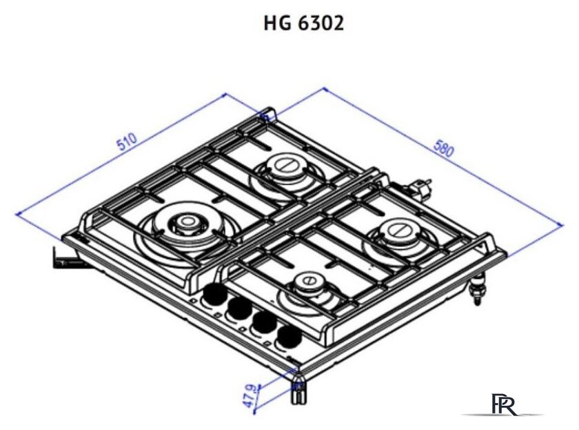 Варочная панель Korting HG 6302 CTB - Изображение №3 — Интернет-магазин ПроЗаказ