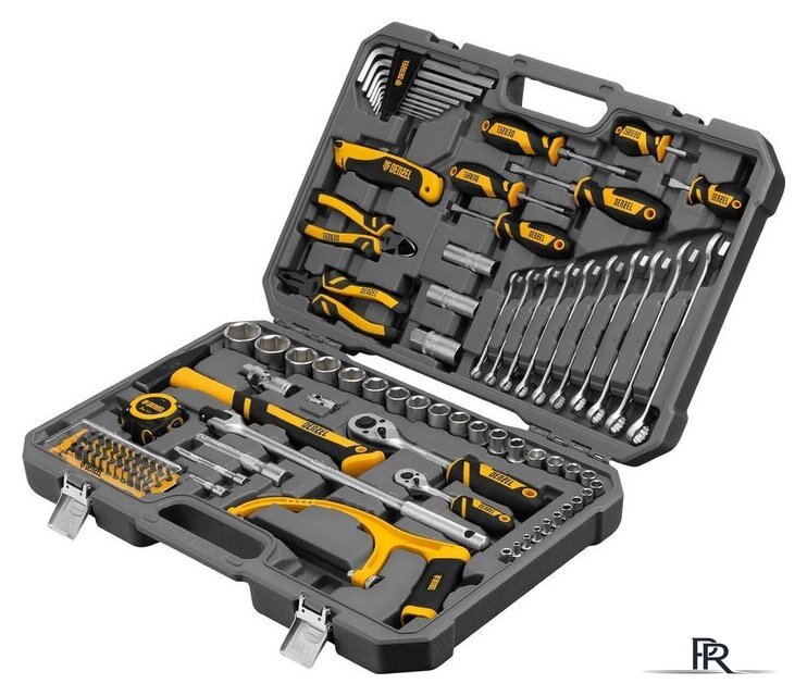 Набор домашнего мастера Denzel 15803 (100 предметов) - Изображение №1 — Интернет-магазин ПроЗаказ