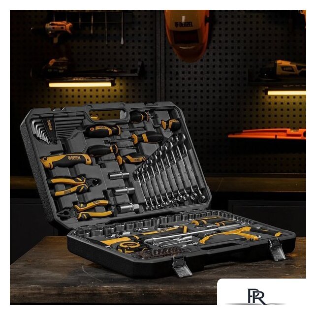 Набор домашнего мастера Denzel 15803 (100 предметов) - Изображение №21 — Интернет-магазин ПроЗаказ