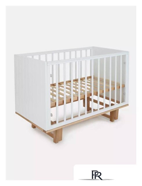 Классическая детская кроватка Rant Bamboo 768 (cloud white) - Изображение №2 — Интернет-магазин ПроЗаказ