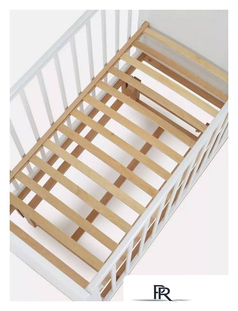 Классическая детская кроватка Rant Bamboo 768 (cloud white) - Изображение №4 — Интернет-магазин ПроЗаказ