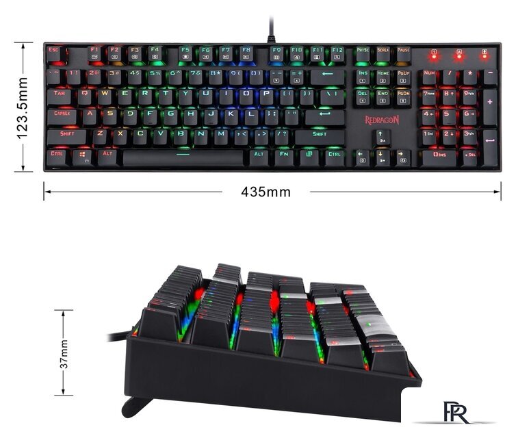 Клавиатура Redragon Mitra (Outemu Blue) - Изображение №5 — Интернет-магазин ПроЗаказ