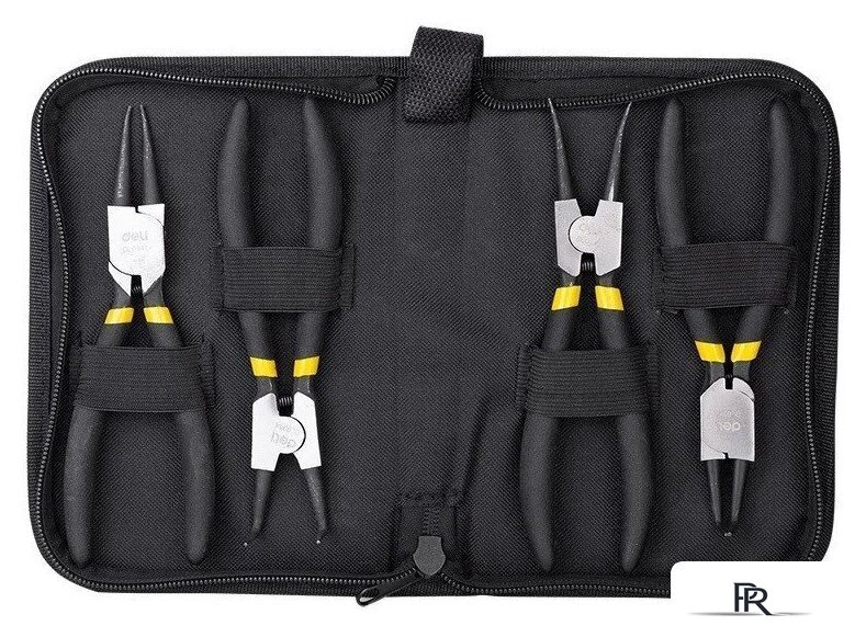 Набор пассатижей Deli DL104407 (4 предмета) - Изображение №1 — Интернет-магазин ПроЗаказ