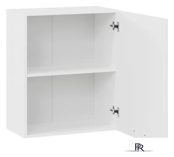 Шкаф навесной Трия Тиана 1В6 с одной дверью (белый/белый супермат) - Изображение №2 — Интернет-магазин ПроЗаказ
