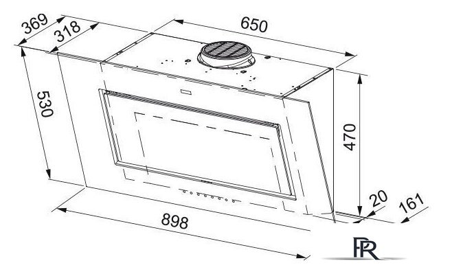 Кухонная вытяжка Franke Mythos FMY PER PRO BK F90 330.0682.354 - Изображение №9 — Интернет-магазин ПроЗаказ