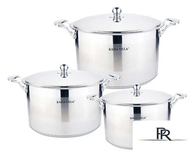 Набор кастрюль Kaisa Villa KV-EG06 - Изображение №1 — Интернет-магазин ПроЗаказ