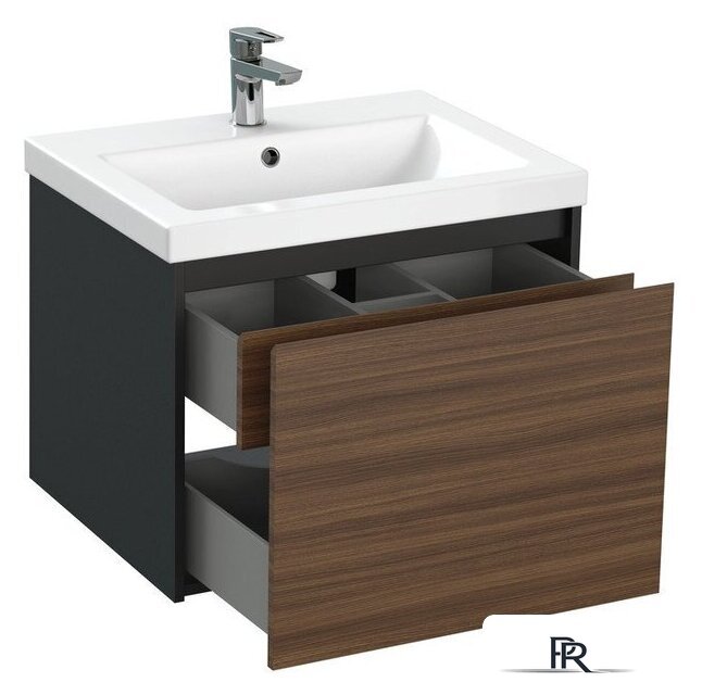  Cersanit Тумба под умывальник Grande 60 Como 60 64759 (черный орех) - Изображение №7 — Интернет-магазин ПроЗаказ