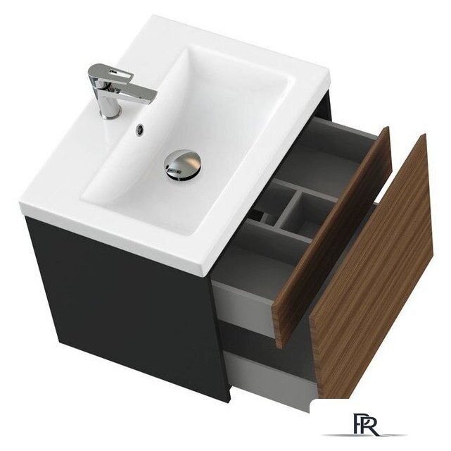  Cersanit Тумба под умывальник Grande 60 Como 60 64759 (черный орех) - Изображение №5 — Интернет-магазин ПроЗаказ