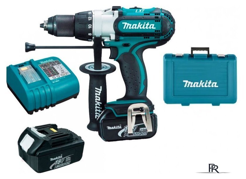 Ударная дрель-шуруповерт Makita DHP451RFE (с 2-мя АКБ, кейс) - Изображение №1 — Интернет-магазин ПроЗаказ