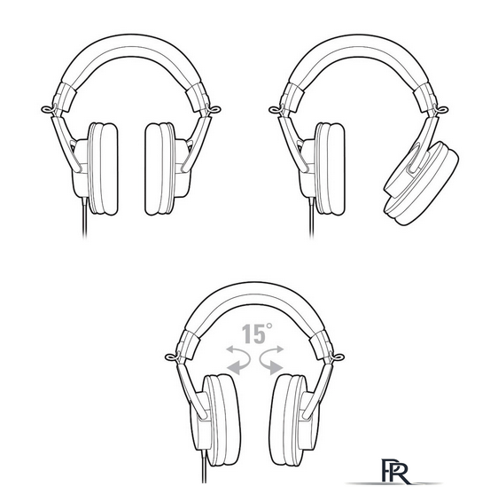 Наушники Audio-Technica ATH-M20x (черный) - Изображение №8 — Интернет-магазин ПроЗаказ
