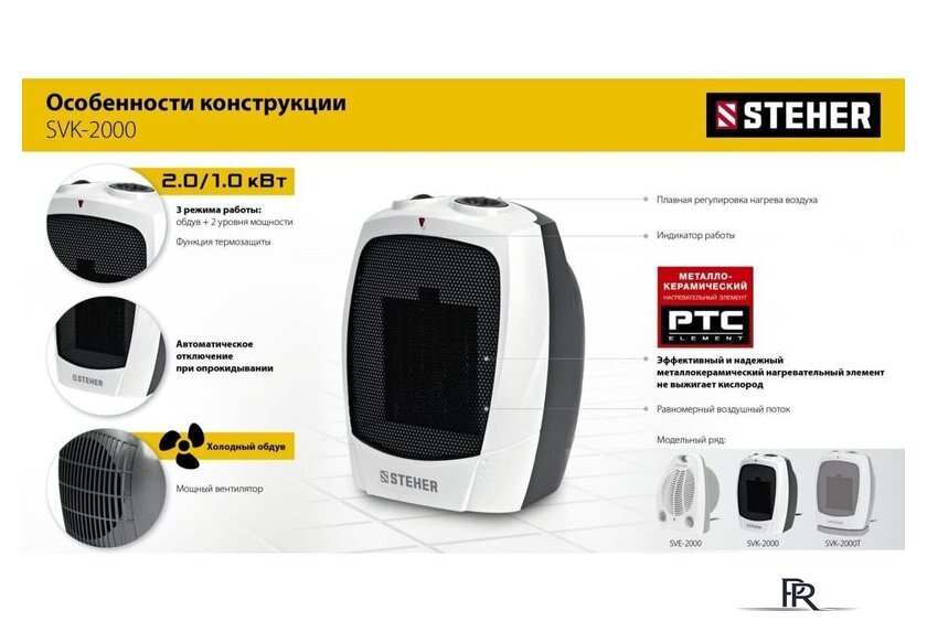 Тепловентилятор Steher SVK-2000 - Изображение №11 — Интернет-магазин ПроЗаказ