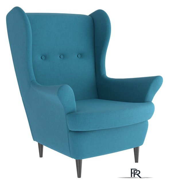 Интерьерное кресло Mio Tesoro Тойво (twist 12 petrol turquoise) - Изображение №1 — Интернет-магазин ПроЗаказ