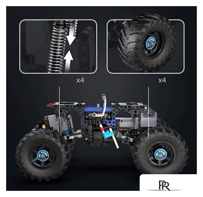 Конструктор CaDa C61008W Monster Truck - Изображение №10 — Интернет-магазин ПроЗаказ