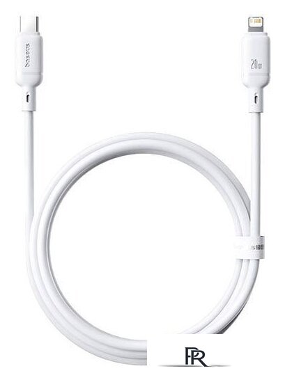 Кабель Baseus Silky Series Fast Charging Cable USB Type-C - Lightning (1 м, белый) - Изображение №1 — Интернет-магазин ПроЗаказ