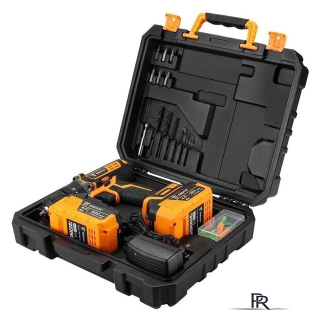 Ударная дрель-шуруповерт Deko DKCD20 Impact 063-4420 (с 2-мя АКБ, кейс) - Изображение №5 — Интернет-магазин ПроЗаказ