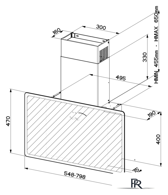 Кухонная вытяжка Faber V-Air Flat KL A80 330.0615.684 - Изображение №3 — Интернет-магазин ПроЗаказ